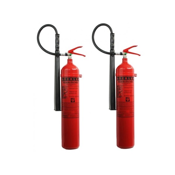 König-CO₂ 2er-Pack-Feuerlöscher 5 kg DIN EN 3