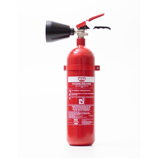 König CO₂ - Feuerlöscher 2 kg DIN EN 3